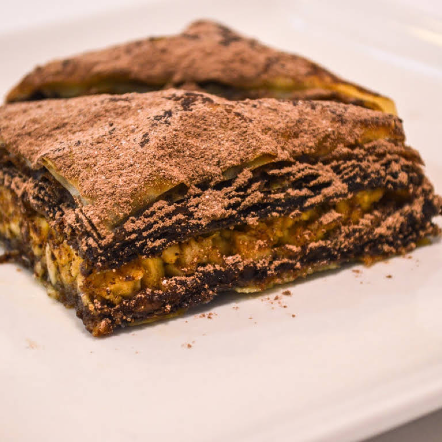 BAKLAVA DE ALMENDRA Y CHOCOLATE
